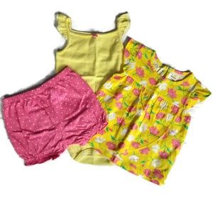 Carter's 3 Piece Girls Embroidered Set